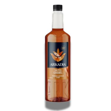 Arkadia Salted Caramel Syrup 1L – Indulgent Café Flavour for Drinks & Desserts